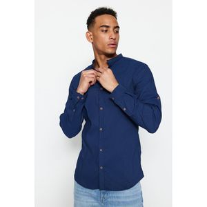 NWT Trendyol Men Slim fit Mandarin collar Woven Shirt